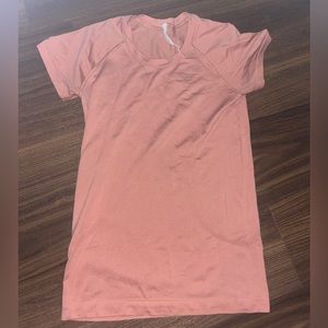 Lululemon short sleeve pink shirt